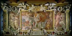 El elefante triunfal, un tributo alegórico a Francisco I (detalle)